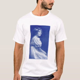 Camiseta T-shirt 1914 do retrato do vintage de Mary