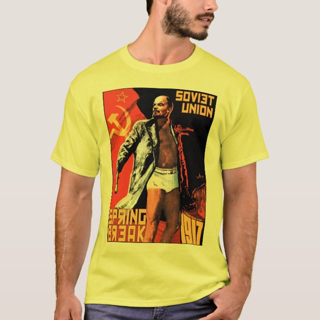Camiseta T-shirt 1917 das férias da primavera de União (Frente)
