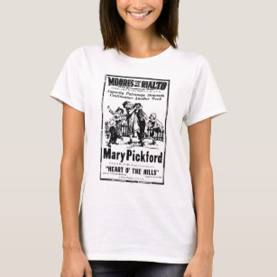 Camiseta T-shirt 1919 do anúncio do filme do vintage de