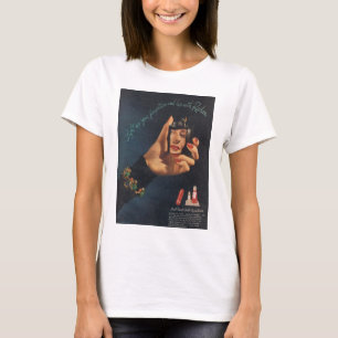 Camiseta T-shirt 1944 do ANÚNCIO do verniz para as unhas d