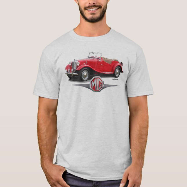 Camiseta T-shirt 1952 do Roadster de MG (Frente)