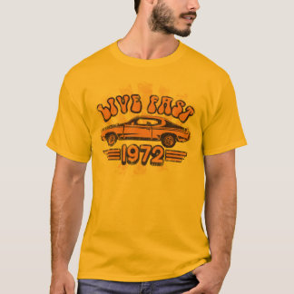 Camiseta T-shirt 1972 do gráfico de Buick GS