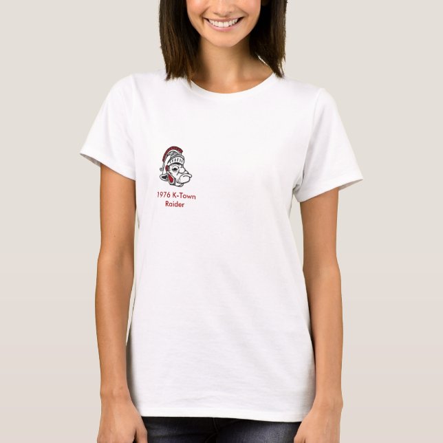 Camiseta T-shirt 1976 da K-Cidade das mulheres - (Frente)