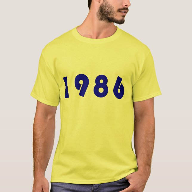 Camiseta T-shirt 1986 (Frente)