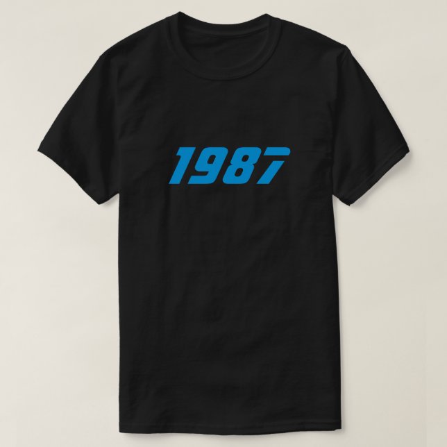 Camiseta T-shirt 1987 retro (Frente do Design)