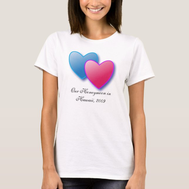 Camiseta T-shirt 1 da lua de mel (Frente)