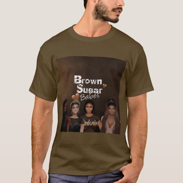 Camiseta T-Shirt 1 de Açúcar Castanho (Frente)