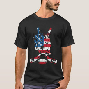 Camiseta T-shirt_1.png de hóquei na bandeira americana