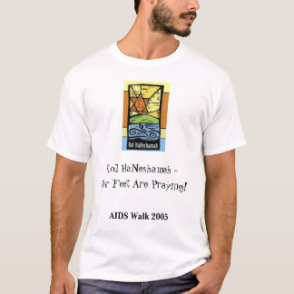 Camiseta T-shirt 2005 da caminhada do AIDS