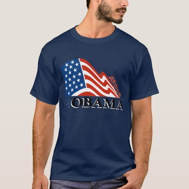Camiseta T-shirt 2008 de Barack Obama (Frente)