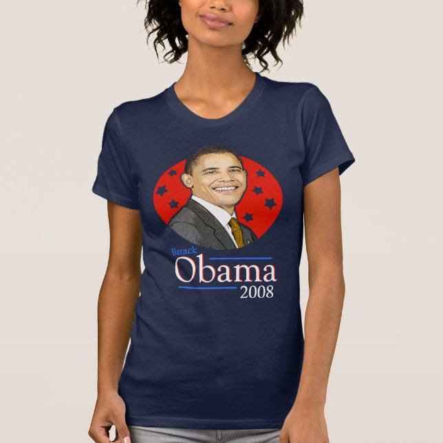 Camiseta T-shirt 2008 de Barack Obama (Frente)