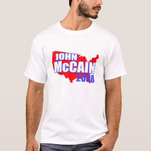 Camiseta T-shirt 2008 vermelho de John McCain América