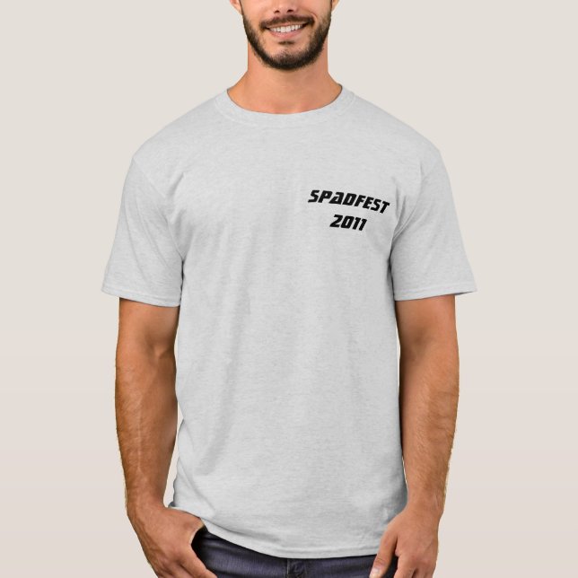 Camiseta T-shirt 2011 de Spadfest (Frente)