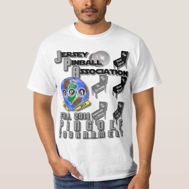 Camiseta T-shirt 2011 do Tourney da queda de JPA PinGolf (Frente)