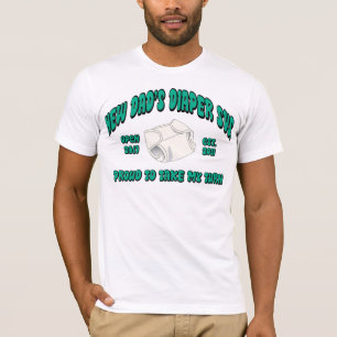Camiseta T-shirt 2011 engraçado do novo papai