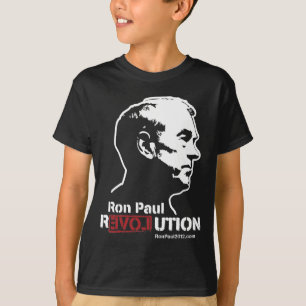 Camiseta T-shirt 2012 da revolução de Ron Paul
