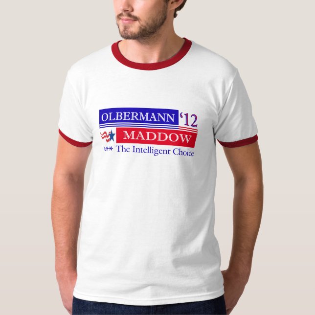 Camiseta T-shirt 2012 de Olbermann Maddow (Frente)