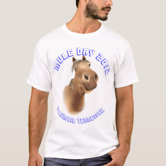 Camiseta T-shirt 2012 do dia da mula