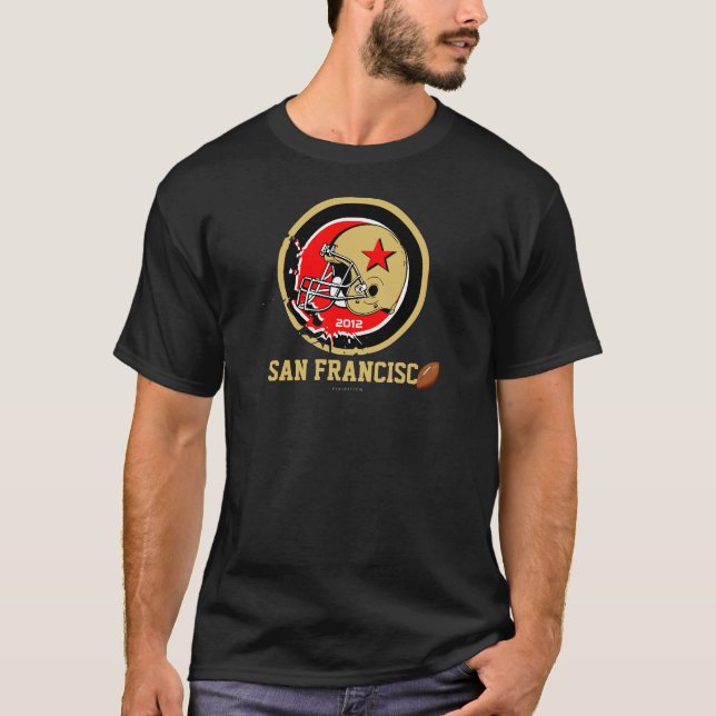 Camiseta T-shirt 2012 do futebol de San Francisco 1 (Frente)