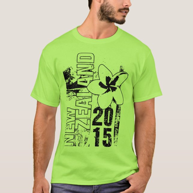 Camiseta T-shirt 2015 de Nova Zelândia (Frente)