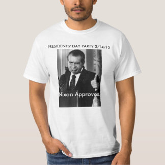 Camiseta T-shirt 2015 do Dia dos presidentes