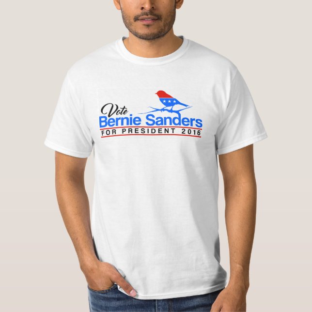 Camiseta T-shirt 2016 das máquinas de lixar de Bernie do (Frente)