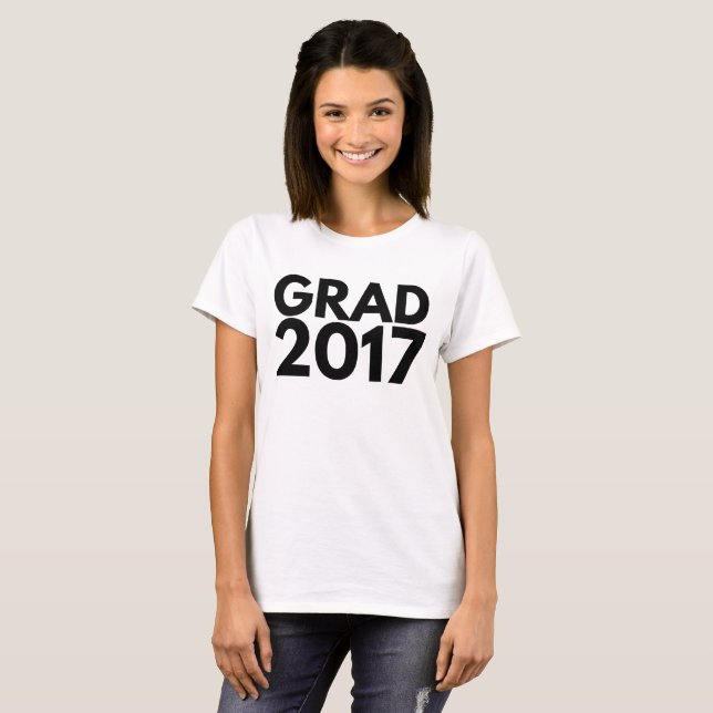 Camiseta T-shirt 2017 da graduação (Frente Completa)