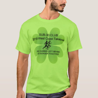 Camiseta T-shirt 2019 básico do partido da costa oeste