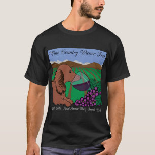 Camiseta T-shirt 2019 do Fest do Wiener da região vinícol