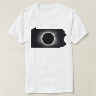 Camiseta T-Shirt 2024 Total Solar Eclipse Pensilvânia