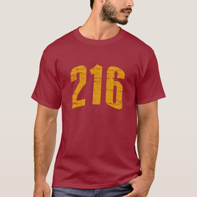 Camiseta (t-shirt 216 do código de área) (Frente)