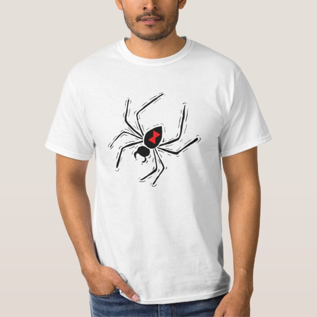 Camiseta T-shirt 2 da aranha da viúva negra (Frente)