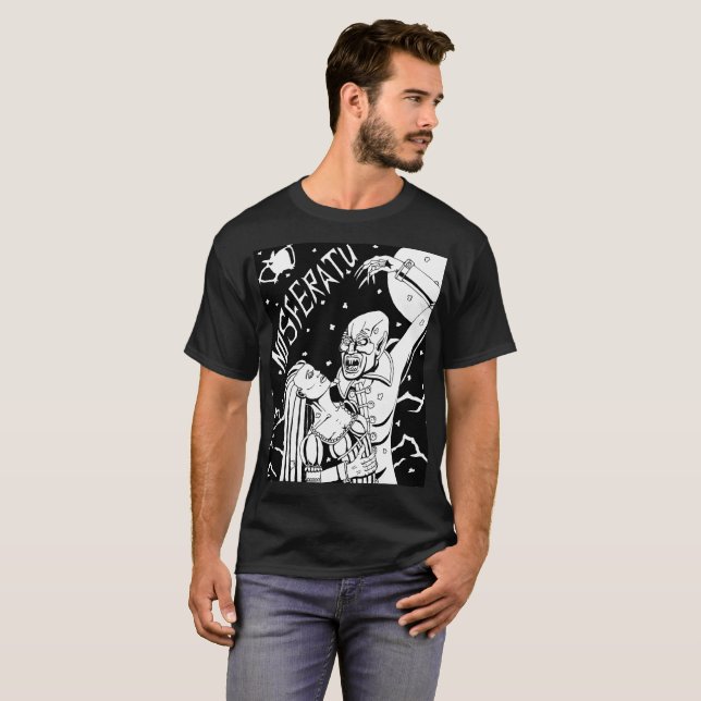 Camiseta T-shirt 2 de Nosferatu (Frente Completa)