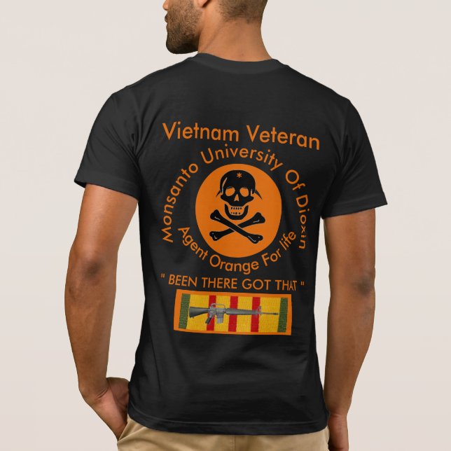 Camiseta T-shirt 2 de Vietnam Agent Orange (Verso)