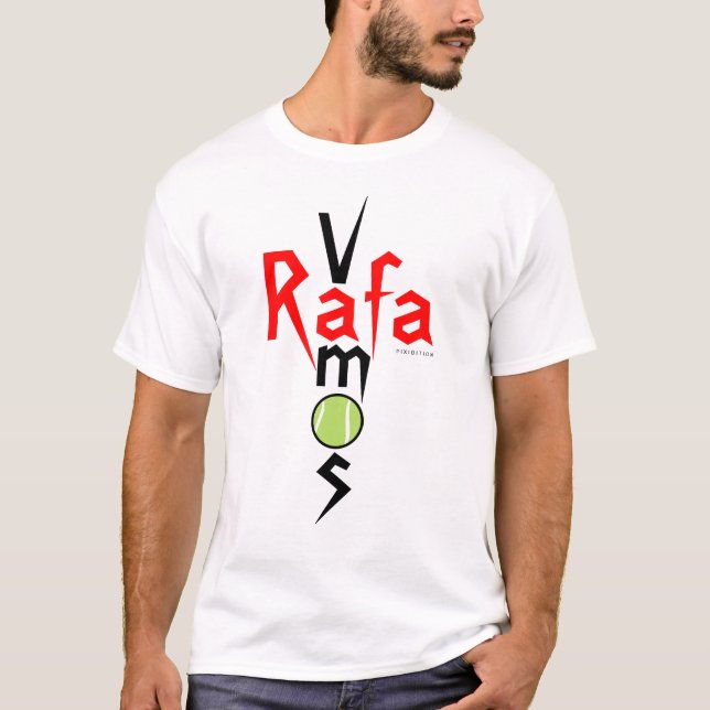 Camiseta T-shirt 2 do tênis de Vamos Rafa (Frente)