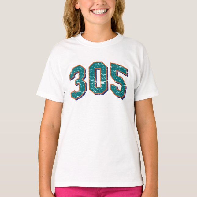 Camiseta (t-shirt 305 do código de área) (Frente)