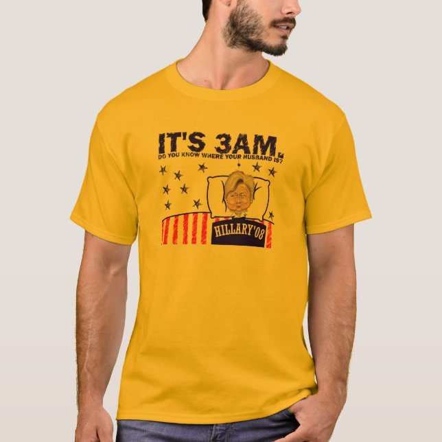 Camiseta t-shirt 3-AM-HILLARY (Frente)
