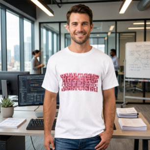 Camiseta T-Shirt 3D Rosa