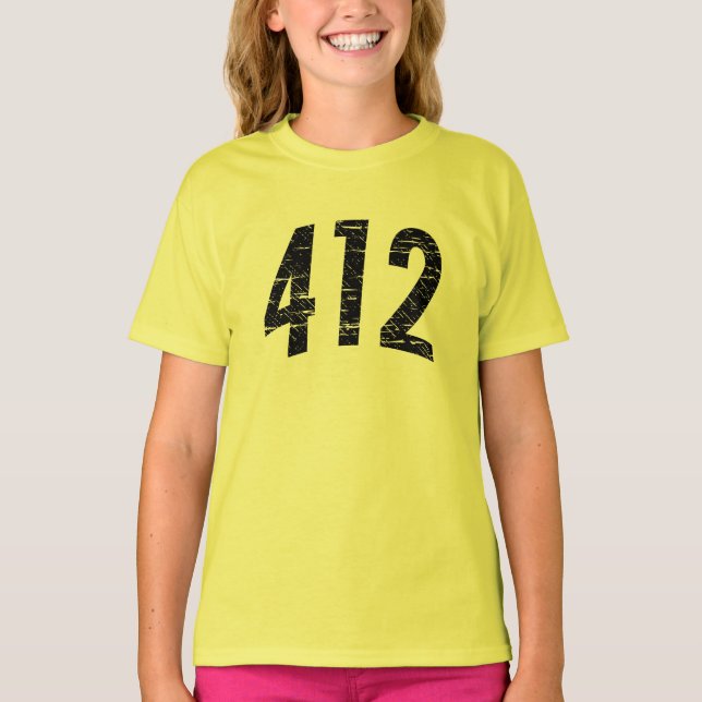 Camiseta (t-shirt 412 do código de área) (Frente)