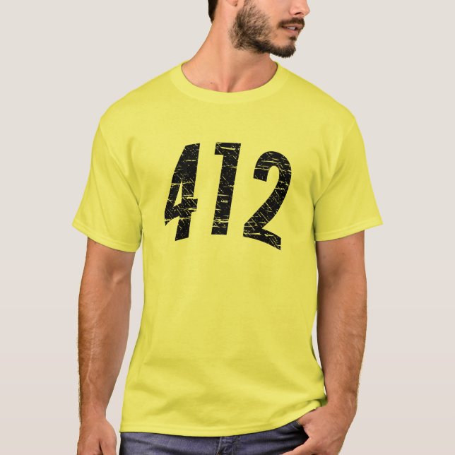 Camiseta (t-shirt 412 do código de área) (Frente)