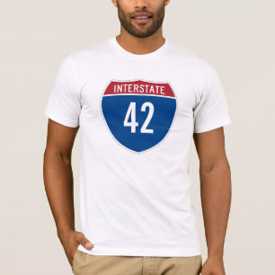 Camiseta T-shirt 42 de um estado a outro