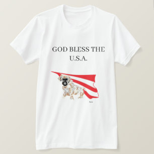Camiseta T-shirt : 4 DE JULHO DEUS ABENÇOE OS EUA