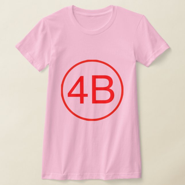 Camiseta T-Shirt 4B (Postura )