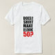 Camiseta T-Shirt 50º aniversário engraçado (Frente do Design)