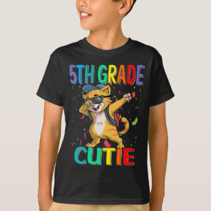 Camiseta T-Shirt 5 Grau Cutie Cat