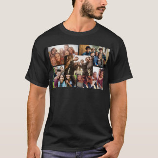 Camiseta T-shirt 5 photo Collage Personnalisé Personnalisé
