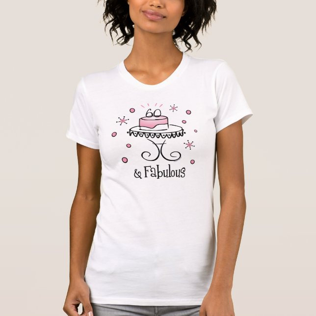 Camiseta T-shirt 60 fabuloso (Frente)