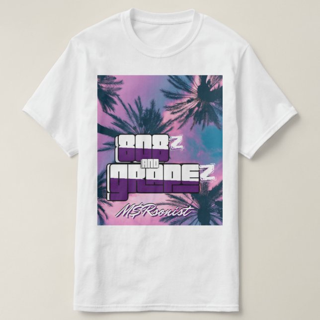 Camiseta T-Shirt "808z and GrapeZ" M$Solteiro incendiário 2 (Frente do Design)
