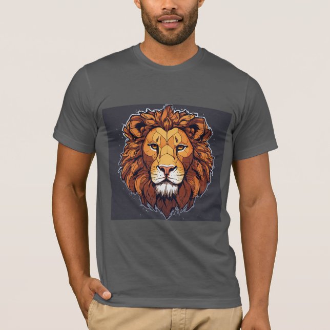 Camiseta T-Shirt 8K lion Sticker Edition (Frente)