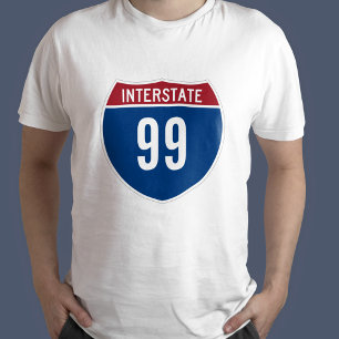 Camiseta T-shirt 99 de um estado a outro